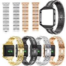 HIPERDEAL Роскошные Металлические женские часы ремешок Замена девушки ремешок петля чехол Комплект для Fitbit Blaze 15J Прямая