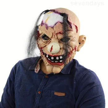 

Halloween Adult Mask Zombie Mask Latex Bloody Scary Extremely Disgusting Full Face Mask Costume Party Cosplay Prop toys