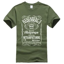 Men’s T-Shirts summer 2017 printed Breaking Bad Heisenberg letter T-shirt hip hop blouse men’s sportswear t shirt men harajuku