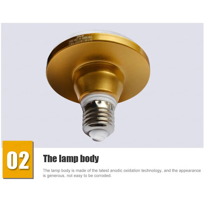 E27 220V led 5730 LEDs Лампа 15W 20W Spotlight Светодиодные лампы 24W UFO лампада 36W Bombillas 55W