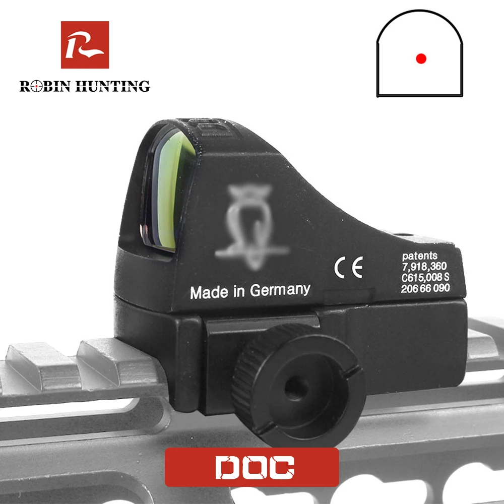 Robin охотничий Docter Red Dot Riflescope Micro Dot Reflex Голографический лазерный прицел тактическая оптика охотничьи прицелы