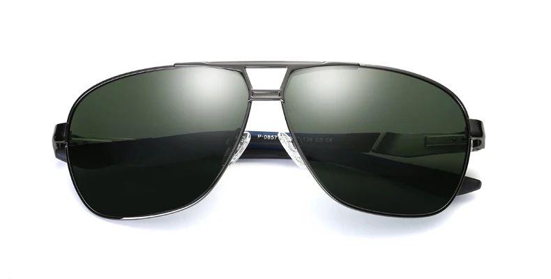 Новинка 2017 года Мужские HD поляризованный прямоугольник металла Солнцезащитные очки для женщин мужской вождения Винтаж классические очки