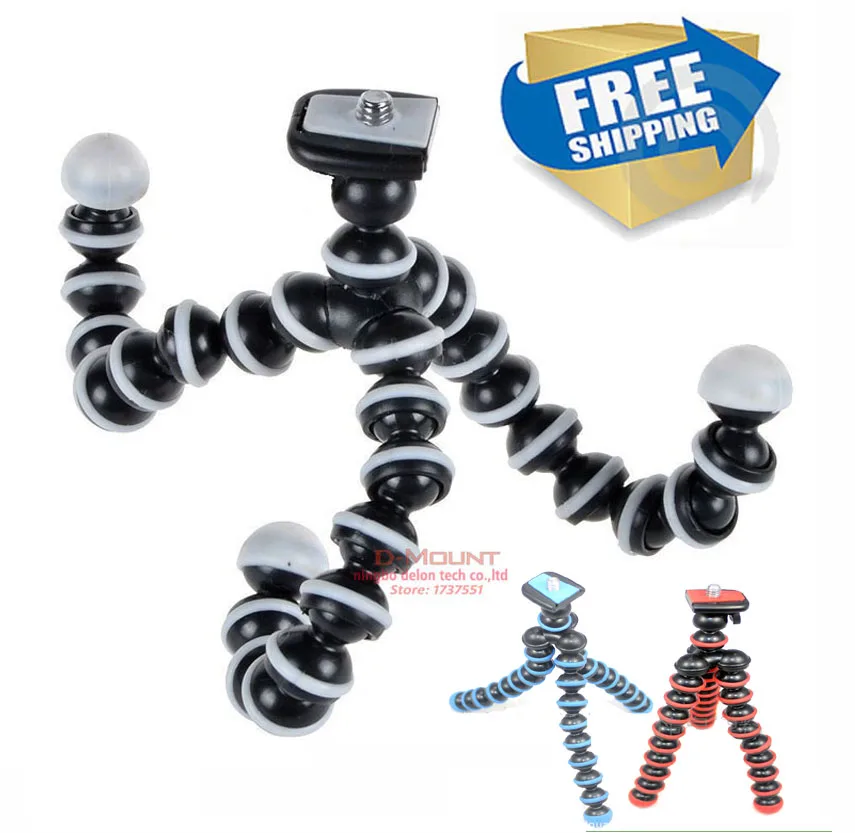 free shipping DL CM A1S Octopus camera mount black and white leg ball