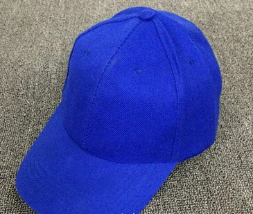 Дешевая шапка простые бейсболки сплошной цвет Регулируемая Пустая Шляпа для взрослых Размер Разноцветные; смешанный заказ - Цвет: royal blue
