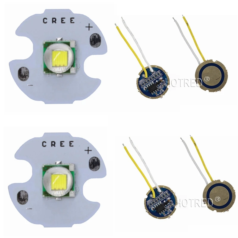 2 Sets Cree Xml T6 Xml T6 Led Diode Cold White Warm White 10w Led Emitter Chip 16mm Dc3 7v 2 5a Led Driver For Flashlight Parts Cold White 10w Ledled Emitter Aliexpress