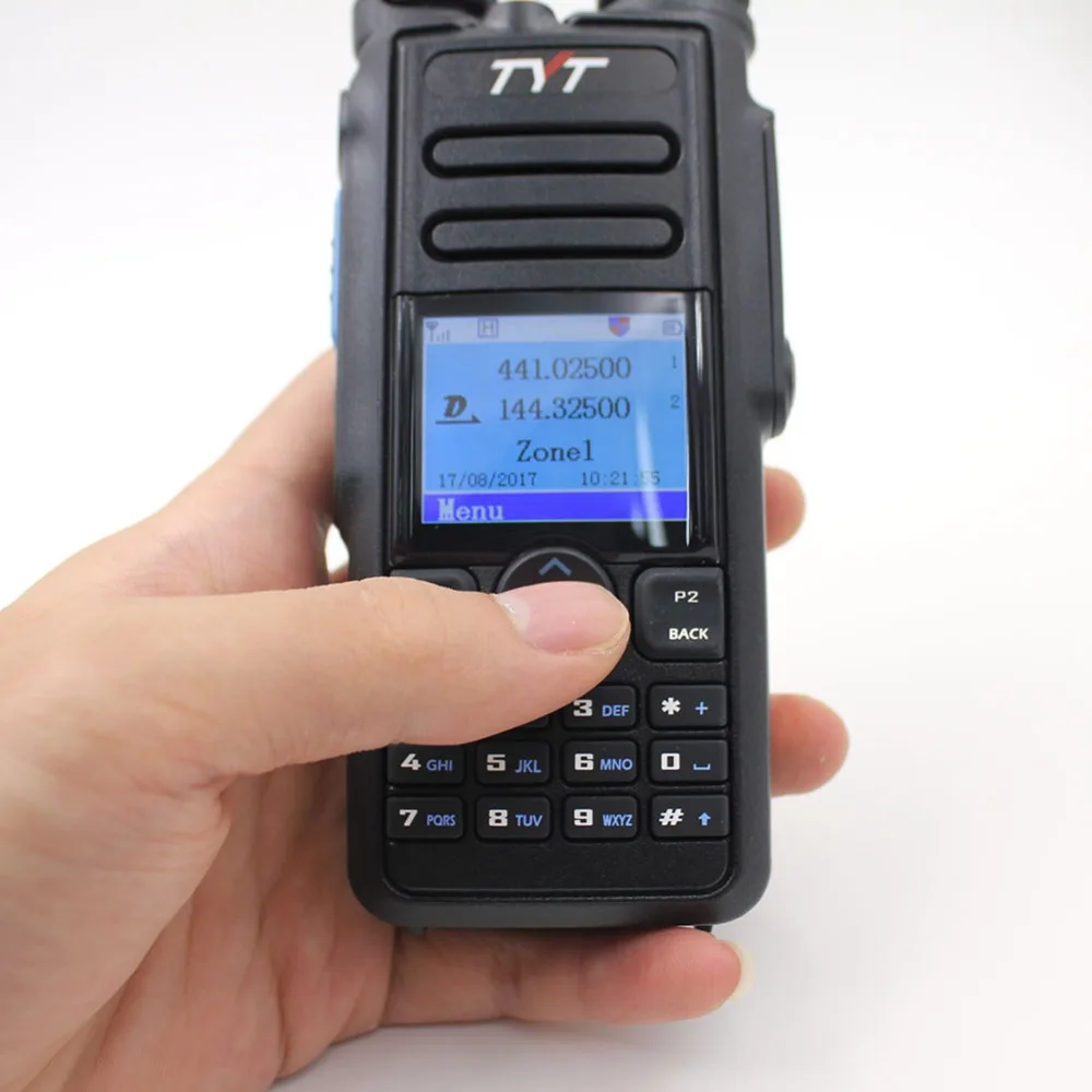 TYT MD- IP67 Walkie Talkie DMR цифровой радио двухдиапазонный 144/430MHz UV трансивер MD2017+ USB кабель