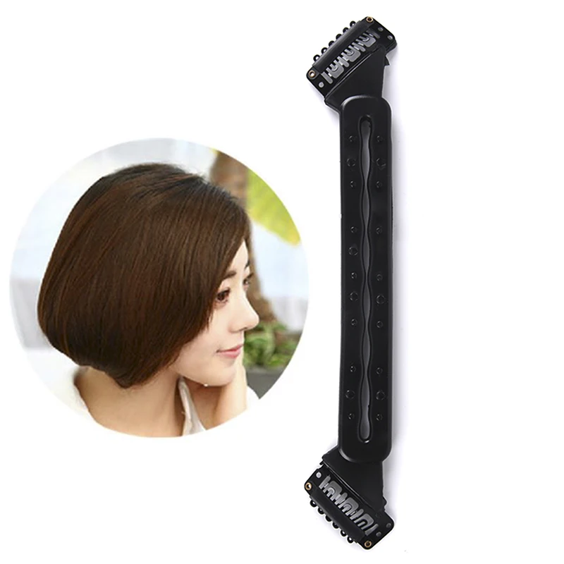 

2 Way Hair Fix Device with Clips Women Hair Maker Clip Braiding Tools Bob Haircut Braider Hair Styling Accessories Beauty Gift