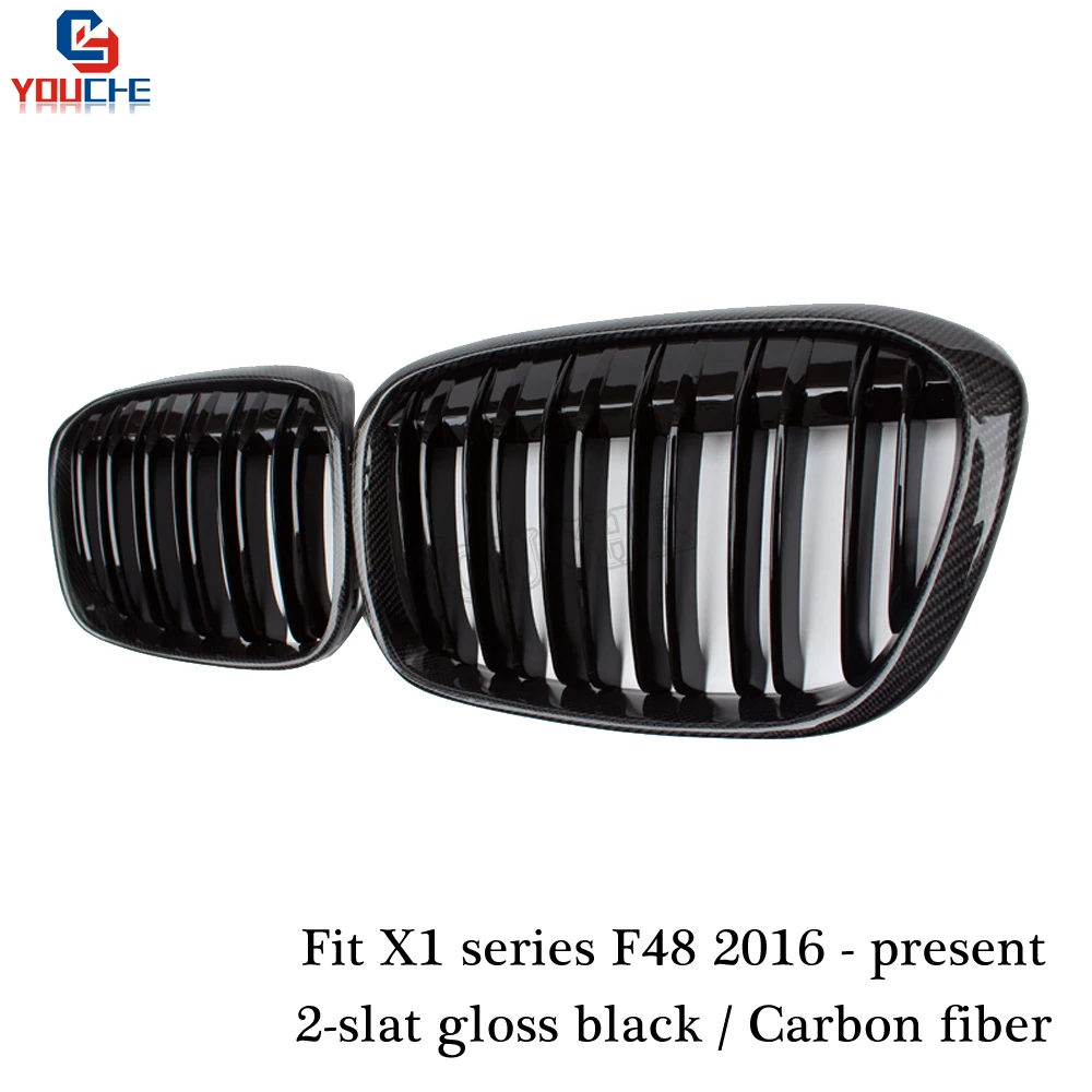 Передняя решетка для радиатора X1 F48 из углеродного волокна сменная BMW Series 5 door SUV 2016