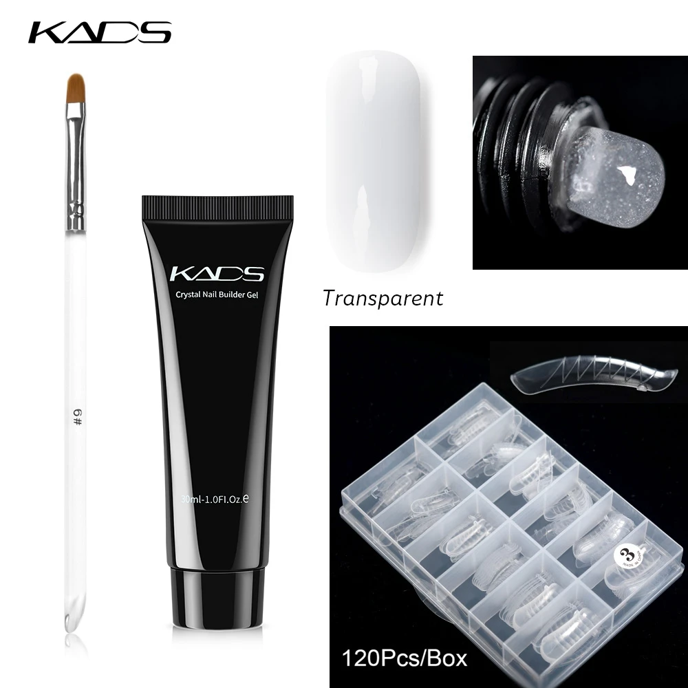 

KADS 30ml Poly Gel Extension Nail Art UV LED Builder Gel Acrylic Nail Glue Soak off Lacquer Nail Building Gel Manicure Poly Gel