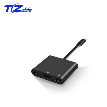 

USB Type-C HDMI Type-C Interface USB 3.0 Female Aluminum Shell HD Adapter Video Adapter For Huawei For Millet HD TV For Samsung
