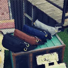 Японская и Корейская сумка для отдыха, модная поясная сумка, уличная трендовая Холщовая Сумка на одно плечо, одноцветная сумка через плечо