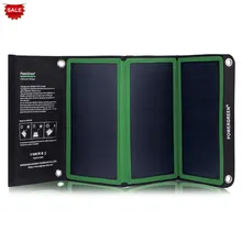 Мощность зеленый путешествия Зарядное устройство 21 Вт двойной Порты складной солнечный Мощность сумка солнечной Зарядное устройство для телефона Батарея резервного копирования