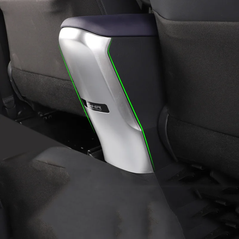 

Car Central Armrest Rear Protective Cover Anti-Kick Styling Cover For Toyota C-hr CHR 2015 2016 2017 2018 Accessories