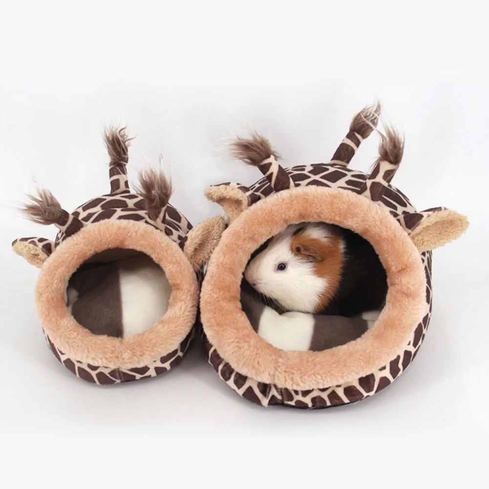Plush Soft Guinea Pig House Bed Cage for Hamster Mini Animal Mice Rat Nest Bed Hamster