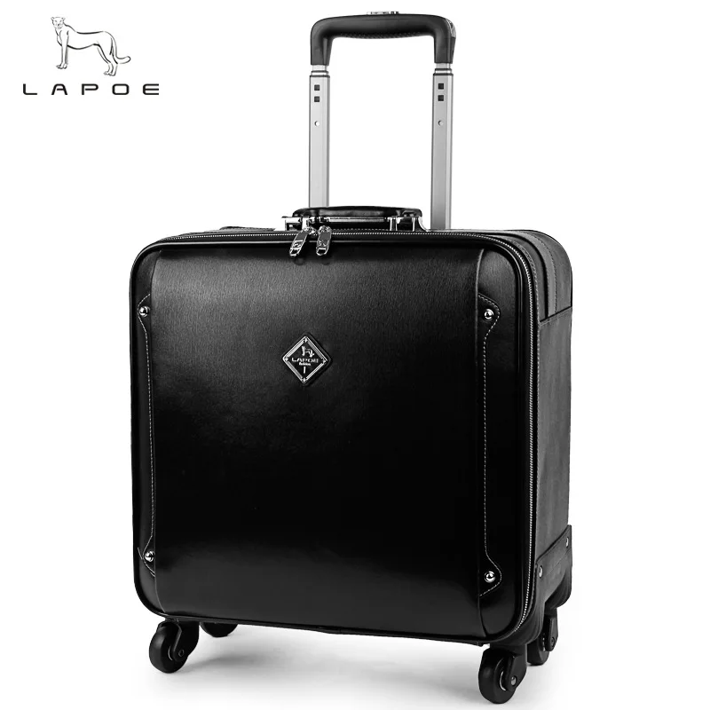 LAPOE Brand Classic business suitcase travel luggage Trunk Trolley case