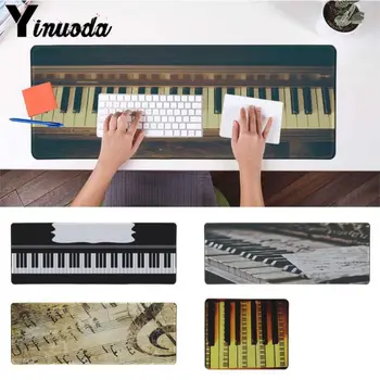 

Yinuoda Music Notes Piano Key DIY Design Pattern Game mousepad Anti-Slip Laptop PC Mice Pad Lock Edge Mousepad For Rainbow Six