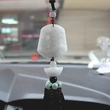 Подвеска для автомобиля, зеркало заднего вида, очаровательные украшения, отделка, модный подарок, висячие украшения Pixiu, благословленные символизирующие спокойствие, здоровье, автостайлинг