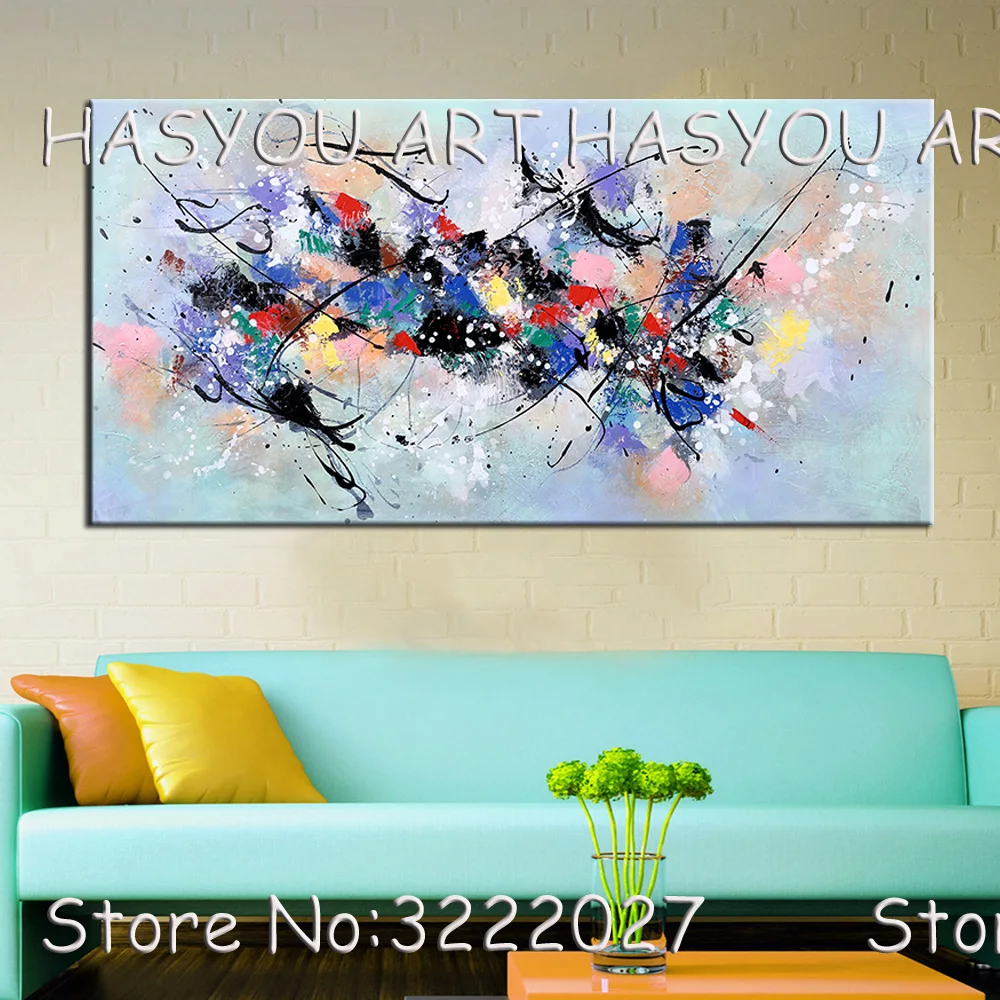 Oil-Painting-Wall-Art-Hand-Painted-Abstract-Modern-Animal-Wall-Decorative-Canvas-Art-Picture-for-living