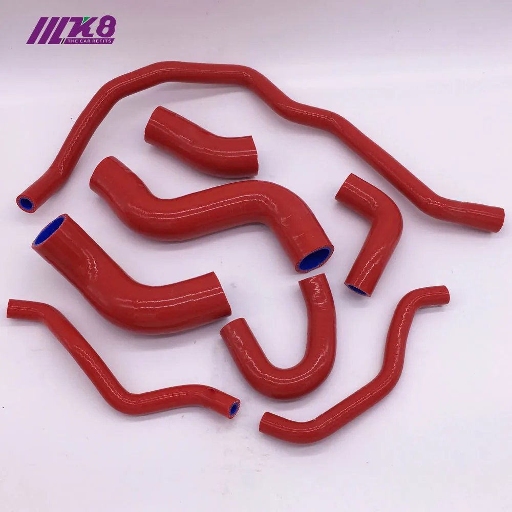 

Silicone Radiator Heater Coolant Hose For VW GOLF GTI 2.0T FSI TURBO MK5 03-09 (8Pcs) Red/Blue/Black