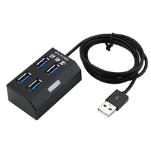 

The Trapezoidal High Speed 4 Port USB 3.0 Hub For PC Computer Accessories USB interface expansion new A30