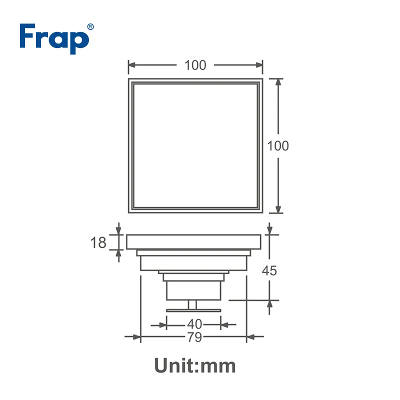 Frap ванная комната квадратный трап дренаж для ванной и душа напольный фильтр черный пол слив крышка вилка Ловец волос аппаратные средства Y38093