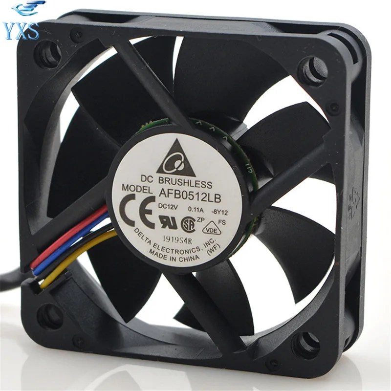 

AFB0512LB DC 12V 0.11A 50*50*15MM 5015 5CM 4 Wires PWM Temperature Control Silent Cooling Fan