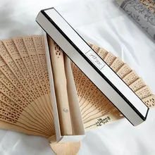 50 шт./партия, индивидуальное имя и дата, элегантный складной Шелковый тканевый Ручной Веер(вентилятор+ заказной+ коробка вентилятора