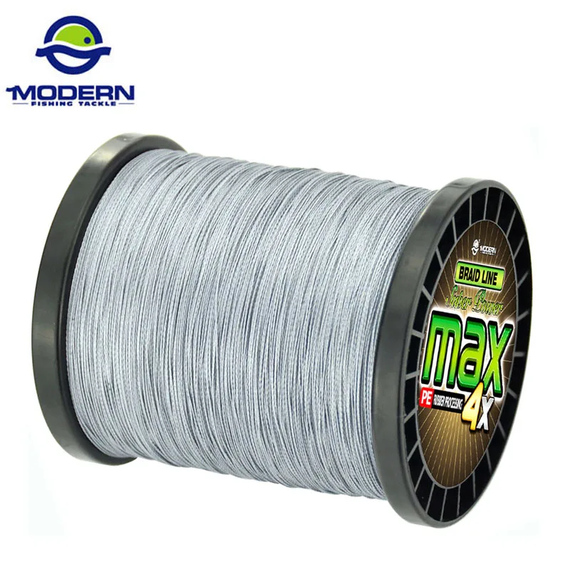 1000M MAX 4X MODERN Braided Carp Fishing Line Japan Multifilament  Wear-resistant PE Fishing Rope 4 Strands Wires 8 to 90LB