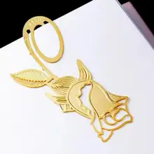 DHL 100 шт. Металл золото розовые закладки