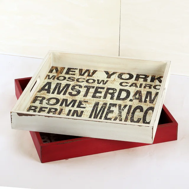 1pc Large Letter Wooden Tray Vintage Box Pallets Storage 1pc Large Letter Wooden Tray Vintage Box Pallets Storage Bo Decorative Jewery Home Decor Trays Supplies