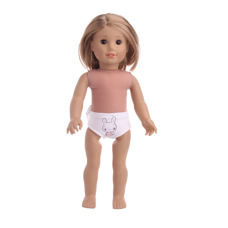 С изображением героев мультфильмов и цветочным принтом, небольшие свежие, Хлопковое платье, подходит на возраст 18 дюймов Американский 43 см для ухода за ребенком для мам кукла, аксессуары к платью, для девочек, игрушки и подарки