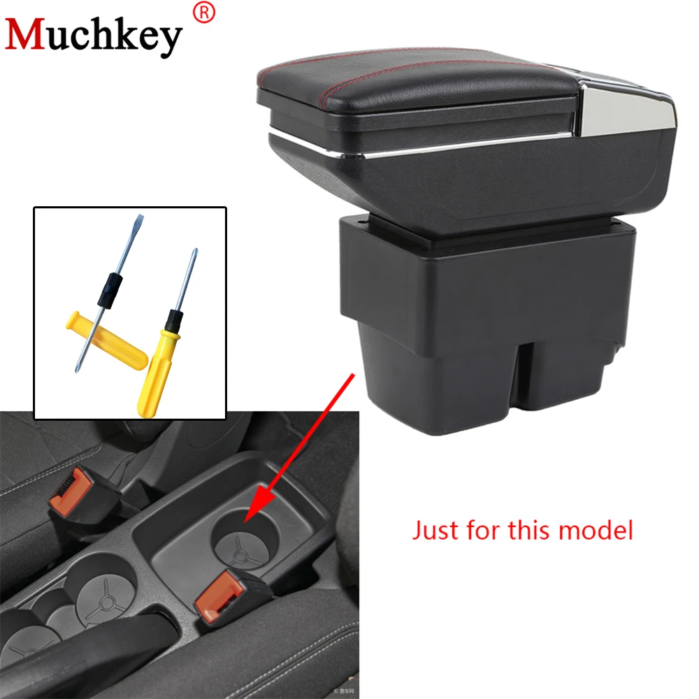 Armrest box For Ford Fiesta 3 MK7 2009-2017 Central Console Arm Store content box cup holder ashtray interior car styling parts Armrest box For Ford Fiesta 3 MK7 2009-2017 Central Console Arm Store content box cup holder ashtray interior car styling parts