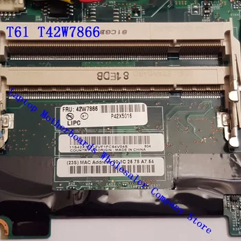 

Original Mainboard For IBM T61 14.1" Laptop Motherboard 42W7866 100% fully tested