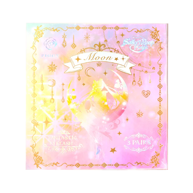Аниме Сейлор Мун Кристалл 25th юбилей Накладные ресницы макияж косплей реквизит подарок - Цвет: Sailor Moon