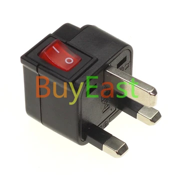 

WONPRO UK/Ireland/Malaysia/Singapore Travel Adapter AC Power Plug Convert World Plug With LED Main Switch