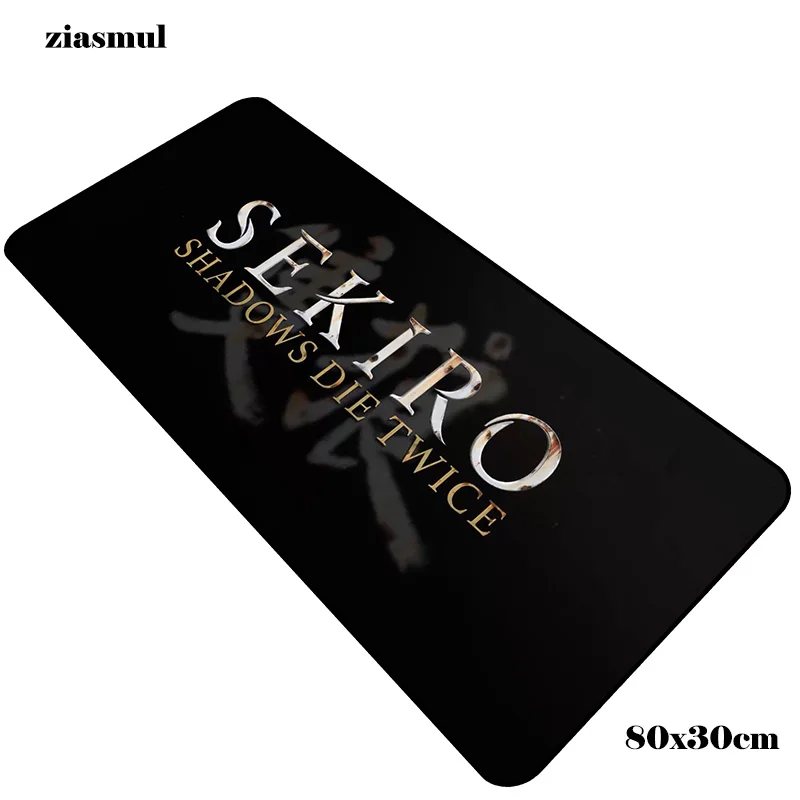 size 800x300x3mm SEKIRO SHADOW DIE TWIC коврик для мыши 800x300x3 мм коврик для мышки коврик для мыши locrkand игровой padmouse геймер для милой клавиатуры коврики для мыши - Цвет: size 800x300x3mm