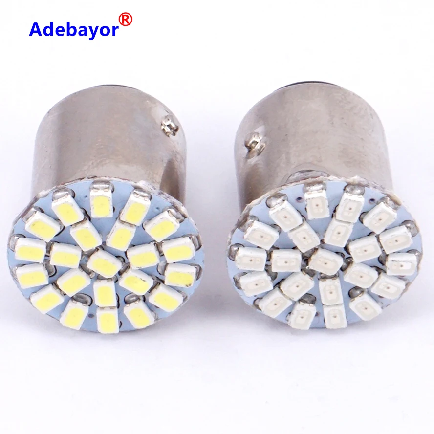 4 шт./ot 22 SMD 3020 led 1157 BAY15D P21/4 Вт P21/5 7528 1206 Автомобильная Поворотная сигнальная лампа