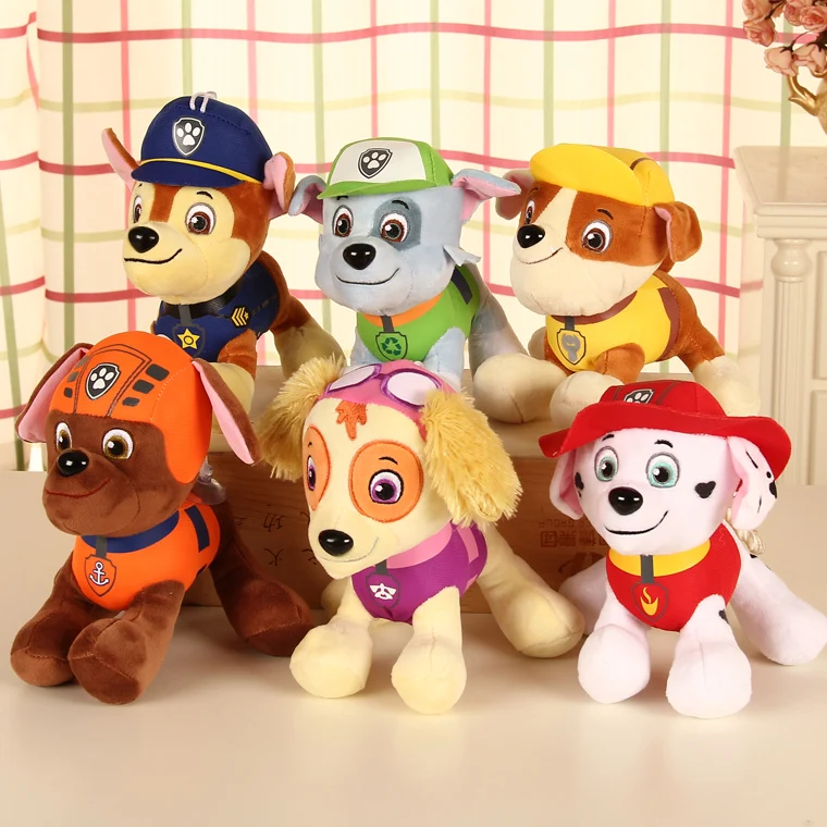 PAW Patrol, одноразовые кружки, 20 см, Paw Patrol, мягкая кукла, плюшевая, хлопковая, мягкая кукла, для детей, для дня рождения, вечерние, декоративные принадлежности