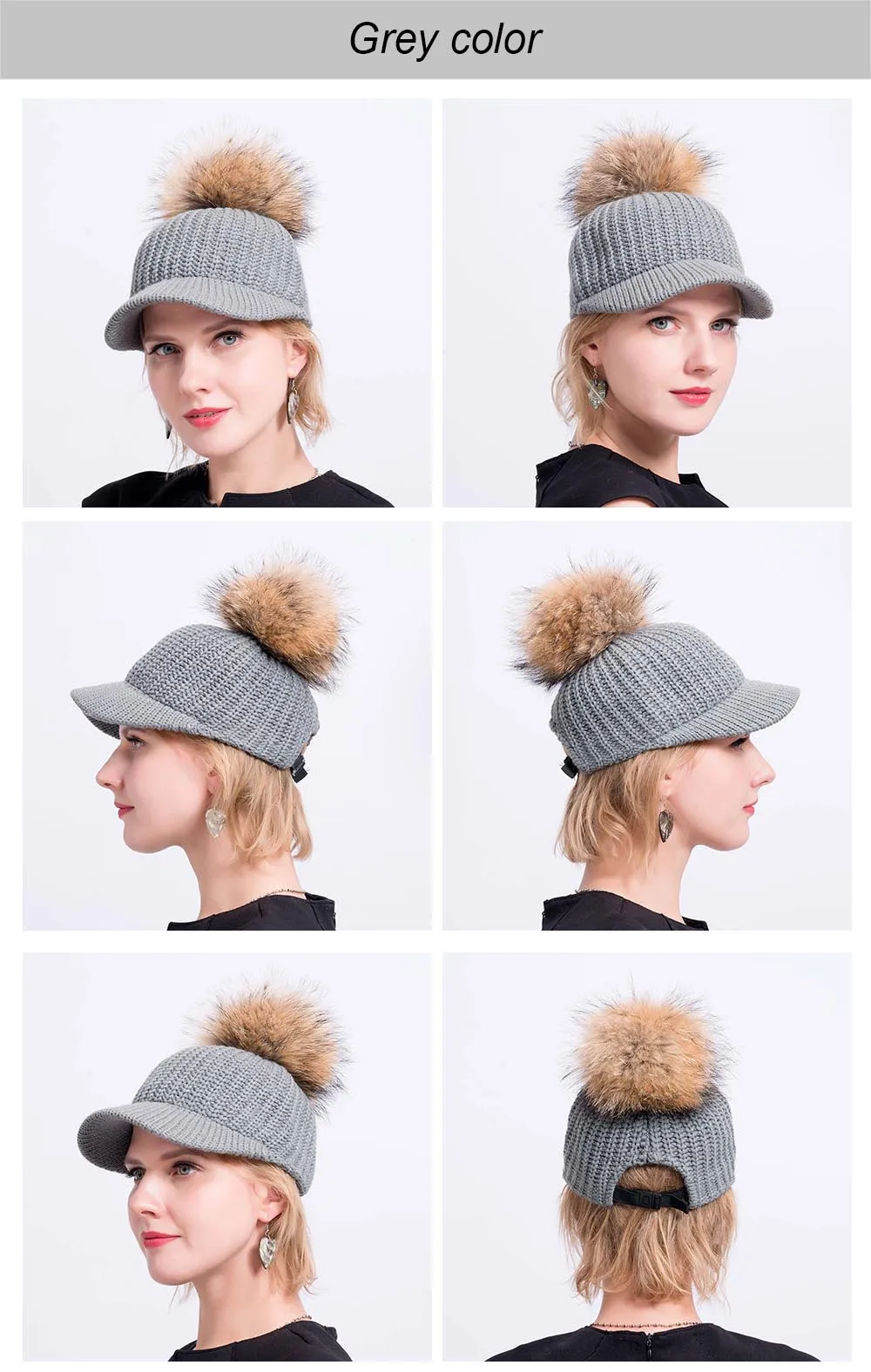 hat with pompoms color 2