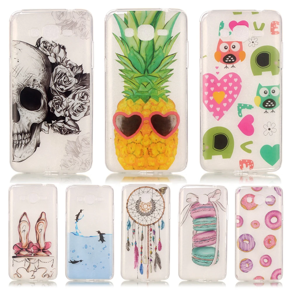 For Coque Samsung Galaxy Grand Prime Case Silicone Back Cover Samsung