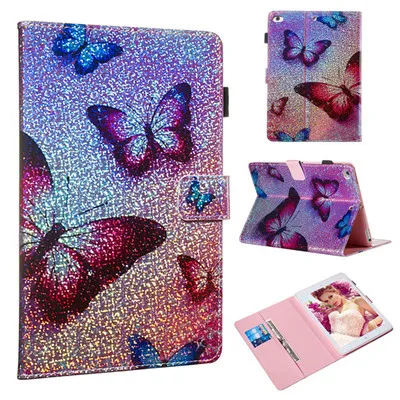 Мигающий мультфильм чехол для планшета iPad Air 12 9,7 iPad Pro 9,7 iPad 9,7 смарт-чехол для планшета из искусственной кожи - Цвет: For iPad Air12 20178