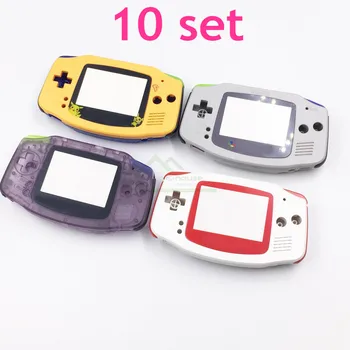 

10 set Limited Edition Housing Shell Cover replacement for Gameboy Advance for GBA Game Console Shell Case with Color Buttons