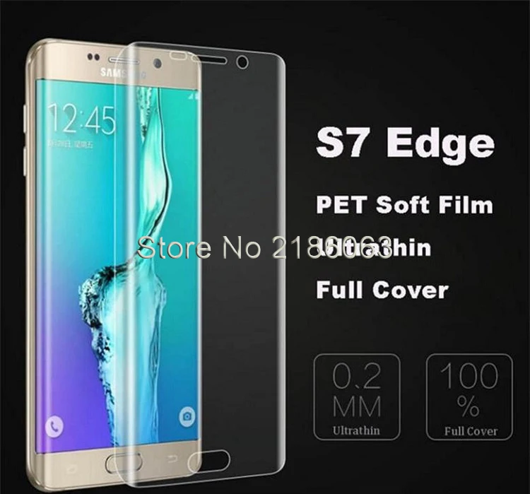imágenes para 100 unids Cobertura Completa Clear Protector de Pantalla Film Protector de TPU Curva para Samsung Galaxy Vidrio No Templado Borde borde S6 S7 S8 Nota7 imágenes para 100 unids Cobertura Completa Clear Protector de Pantalla Film Protector de TPU Curva para Samsung Galaxy Vidrio No Templado Borde borde S6 S7 S8 Nota7