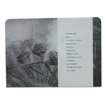 Доступный этюдник пустой Документы Дневник карман журнал Школа изучения Тетрадь серый+ белый, Lotus d