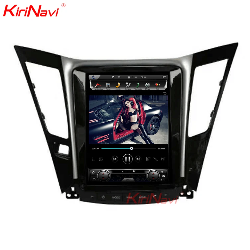KiriNavi 10," вертикальный экран Tesla стиль Android 8,1 Автомагнитола для hyundai Sonata Авто Gps навигация автомобиля Dvd мультимедиа wifi