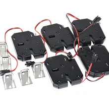 4 шт. 12VDC 2A электромагнитный Электрический контрольный чехол для файлов шкаф ящик замок для шкафчиков нажимается открыть
