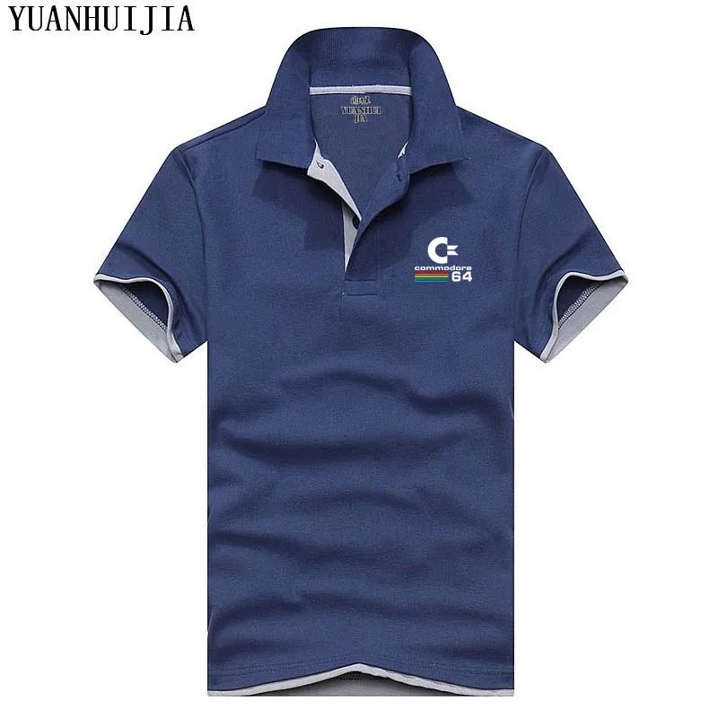 New Brand commodore C 64 POLO printing men's Polo Shirt For Men ...