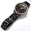 SunKta Luxury Rose Gold Black Ceramic Waterproof Watches Woman Classic Series Ladies Watch Top Quality Ladies Rhinestone Watch ► Photo 2/6