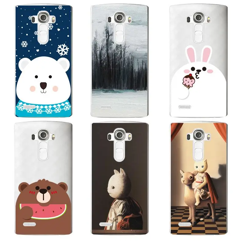 Forest Soft Clear TPU Phone Case For LG G3 G4 G5 V10 K3 K4 K5 K8 K10 2017 Google Nexus Bear Cat Printed Cover Free Shipping | Мобильные