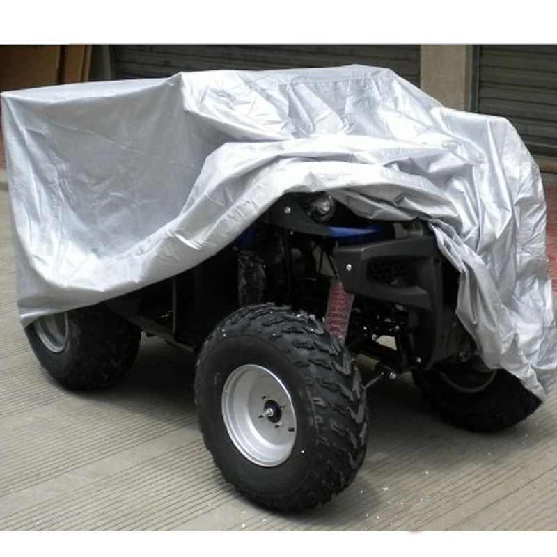 Colorful ATV Cover Universal Lightweight Waterproof Motorcycle Vehicle Scooter Motorbike Covers XL XXL XXXL Durable Black  (13)
